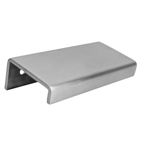 stainless steel outdoor cabinet pulls|stainless steel cabinet edge pulls.